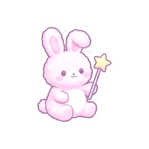 うさぎのシール