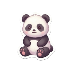 パンダのシール